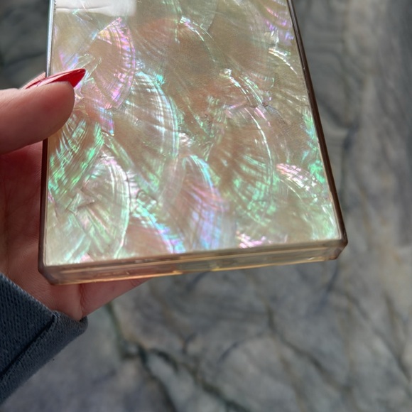 Flaunt | Mother of Pearl Square iPhone Case iPhone 12 Pro Max | Used - Picture 8 of 12